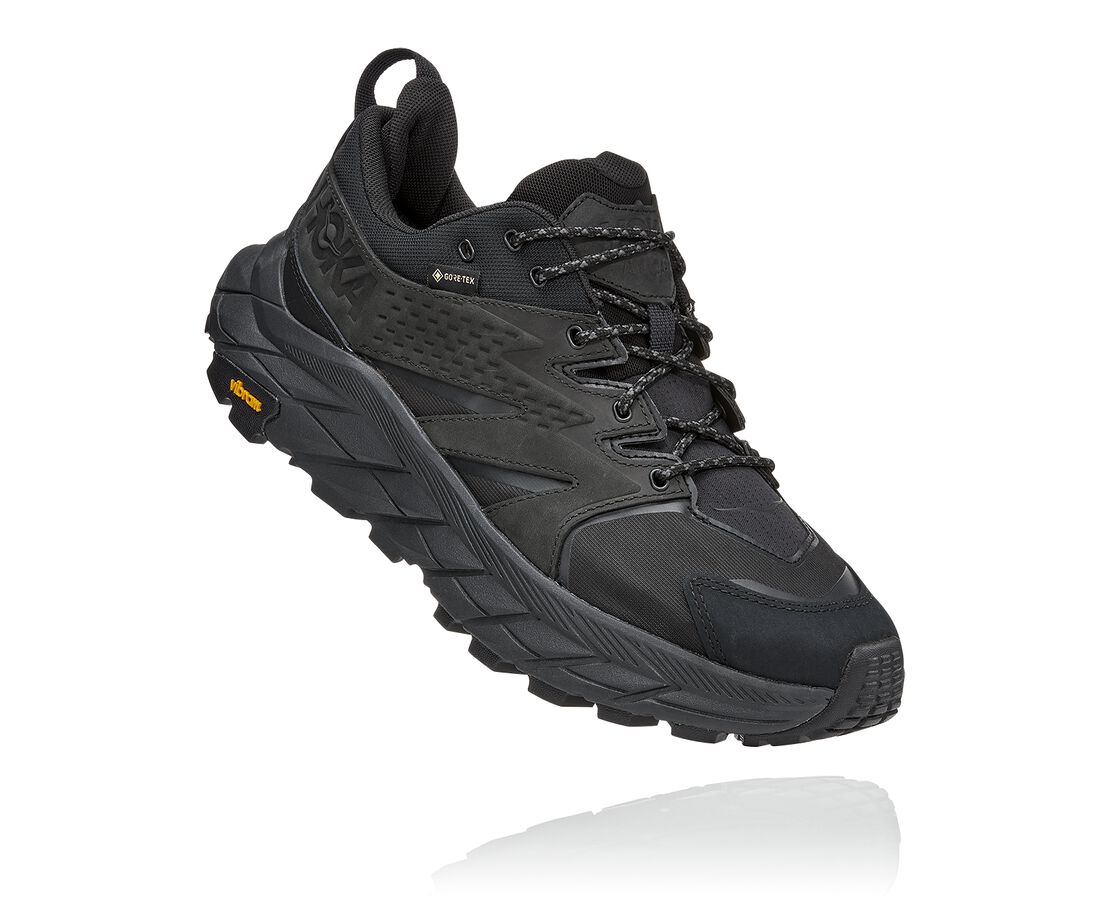 Hoka One One Anacapa Low GORE-TEX Férfi Túracipő - Fekete [H9827-023]